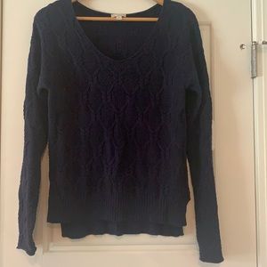 Gap navy cable knit sweater Small
